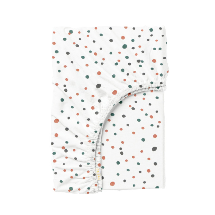 Простирадло на резинці 90x190x25 COLOR DOTS