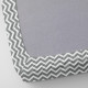 Набір простирадло на резинці 60х120 GREY ZIGZAG