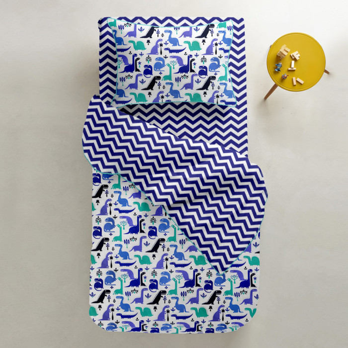 Набір простирадло на резинці 60х120 COLORFUL ZIGZAG
