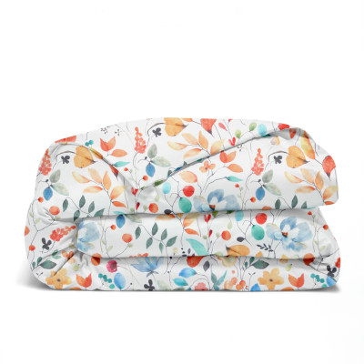 Підковдра двоспальна 175х210 AQUARELLE FLOWERS CS1