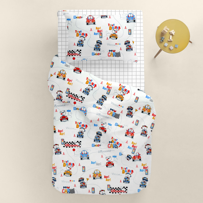 Наволочка на подушку 80х80 TEDDY DRIVER