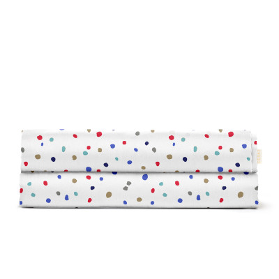 Дитяче простирадло 110х160 COLORFUL BLOTS CS3