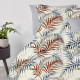 Наволочка на подушку 40х40 BEIGE FOLIAGE