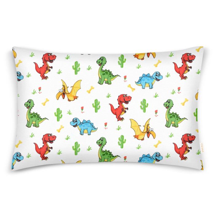 Наволочка на подушку 80х80 COLORFUL DINO