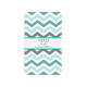 Набір простирадло на резинці 90х200 GREY / MINT ZIGZAG