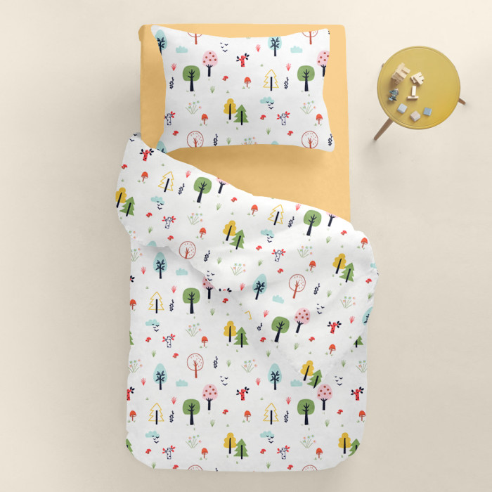 Наволочка на подушку 80х80 COLORFUL FOREST CS1
