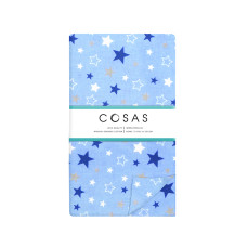 Простирадло на резинці в дитяче ліжечко 60х120 COLOR STARS