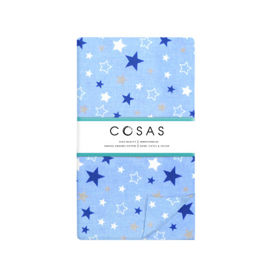 Простирадло на резинці в дитяче ліжечко 60х120 COLOR STARS