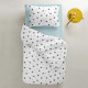 Набір простирадло полуторне 155х240 LIGHT BLUE / ZIG BLUE