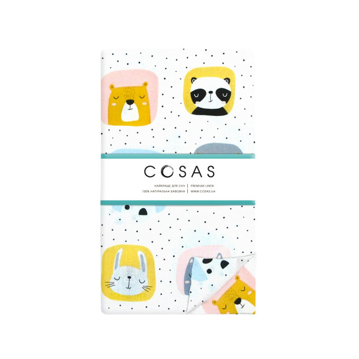 Наволочка на подушку 40х60 COLOR ANIMALS