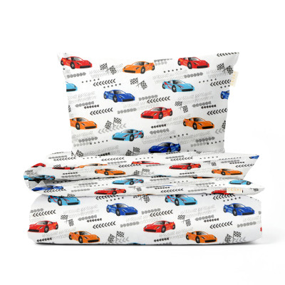 Підліткова постіль без простирадла RACING CARS