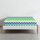 Дитяче простирадло 110х160 YELLOW ZIGZAG CS2