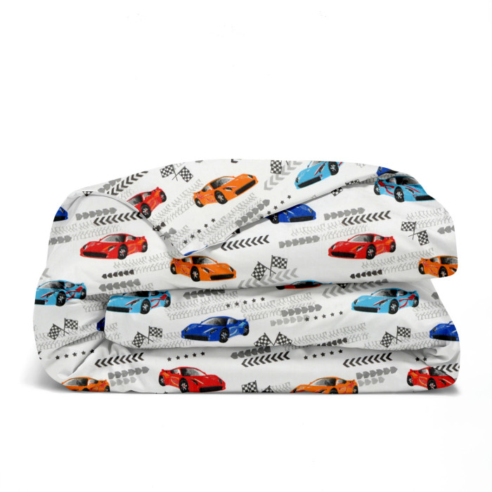 Підліткова постіль без простирадла RACING CARS