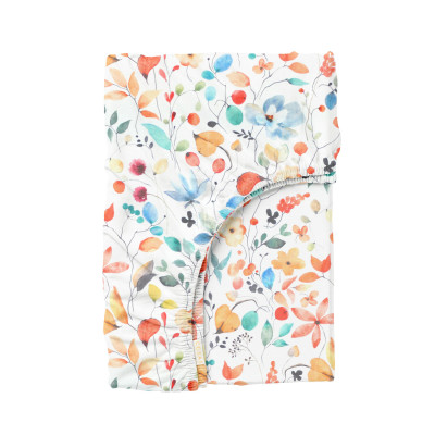 Простирадло на резинці 120х200 AQUARELLE FLOWERS