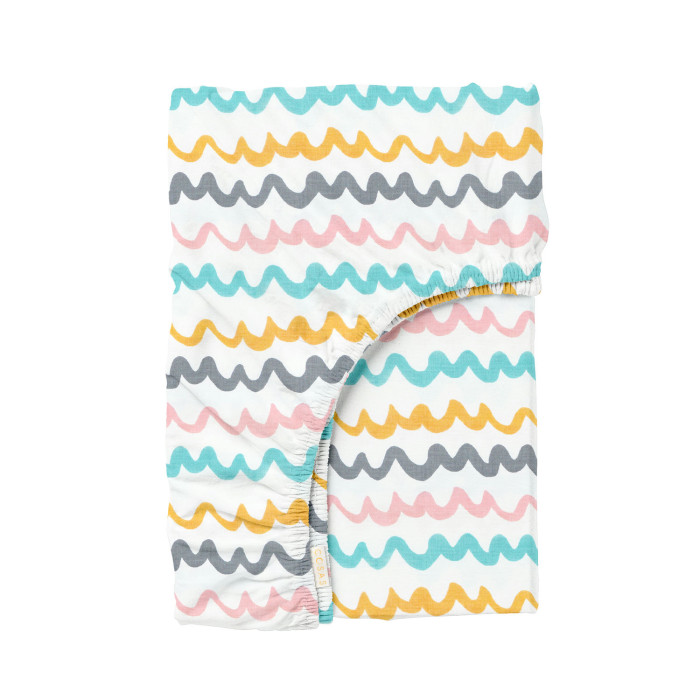 Простирадло на резинці 140х200х25 WAVY LINES