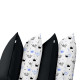 Набір наволочок на подушку 50х70 BLACK / CROWN