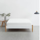Набір простирадло на резинці 180х200 WHITE / GREY