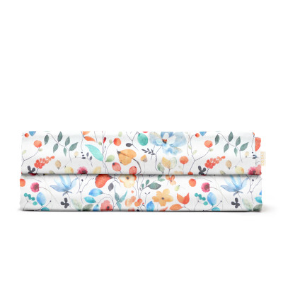 Простирадло полуторне 155х215 AQUARELLE FLOWERS