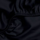 Простирадло на резинці сатин 90x190x25 BLACK